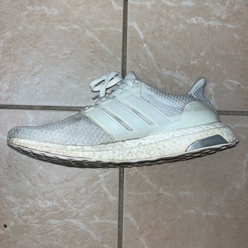 Adidas Cream Athletic Sneakers